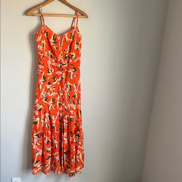 SOLID & STRIPED Tilda Dress Orange XS - Picture 2 of 15